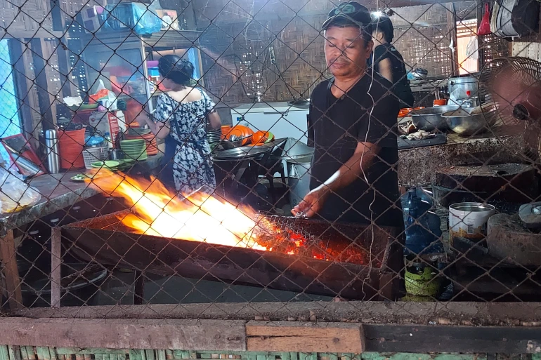 Lau Dimbo Simalem restaurant in Medan is one of numerous dog meat restaurants across North Sumatra [Courtesy of Aisyah Llewellyn]