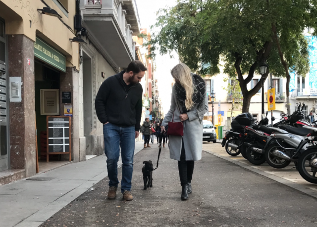 Photo: Michael Rosizky, Katie McConnell and their dog Kona