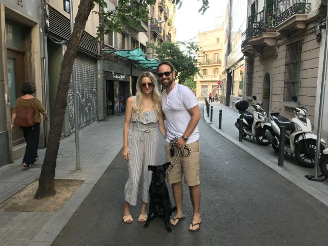 Photo: Michael Rosizky, Katie McConnell and their dog Kona