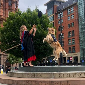 aura with Summer on her graduation day (